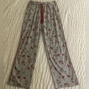 Christmas Print Pyjama Pants (Grey)